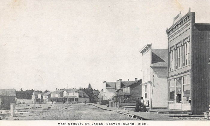 St. James (Beaver Island) - Old Postcard